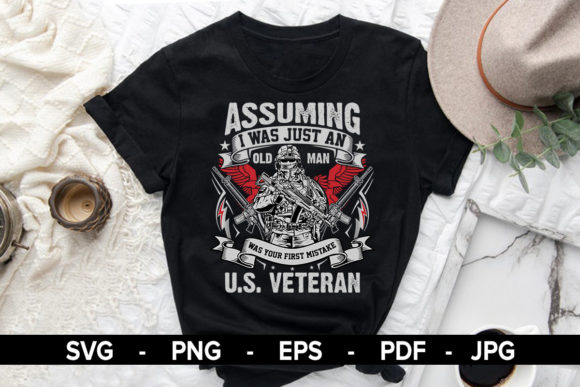 First Mistake U.S. Veteran T-Shirt: Graphics & Print Templates
