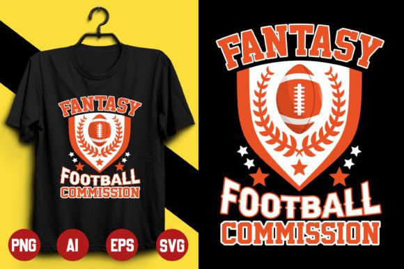 Football T-shirt Design -1: Graphics & Print Templates