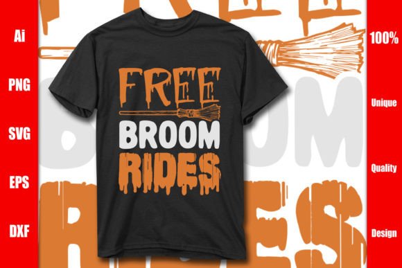 Free Broom Rides Graphics: Print Templates for Playful Editorial Design