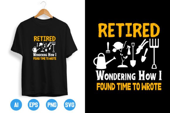 Gardening T-shirt Design 15: Graphics & Print Templates