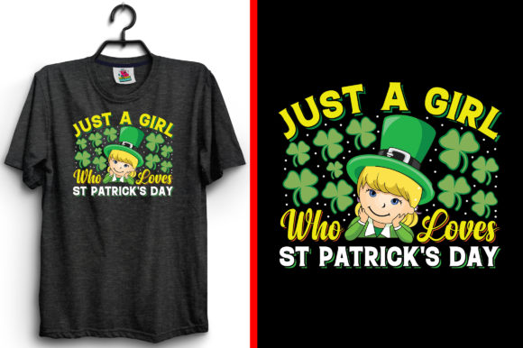 Just a Girl St Patrick’s Graphics & Print Templates