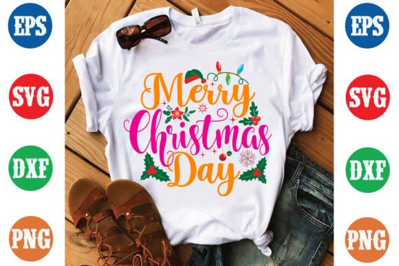 Merry Christmas Day T-shirt Design Graphics