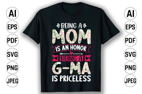 Mother’s Day T-Shirt Design: Graphics & Print Templates