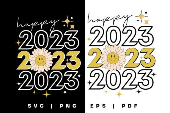 Retro New Year 2023 T-Shirt